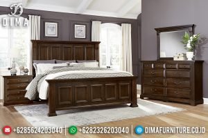 Harga Tempat Tidur Jati Minimalis Classic Furniture Jepara Terpercaya TTJ-0459