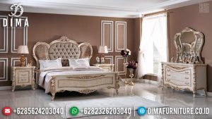 Tempat Tidur Mewah European Classic Duco Combine Furniture Jepara Luxury TTJ-0433