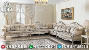 Louvre Design Sofa Tamu Jepara Luxury Carving New Release Produk TTJ-0932