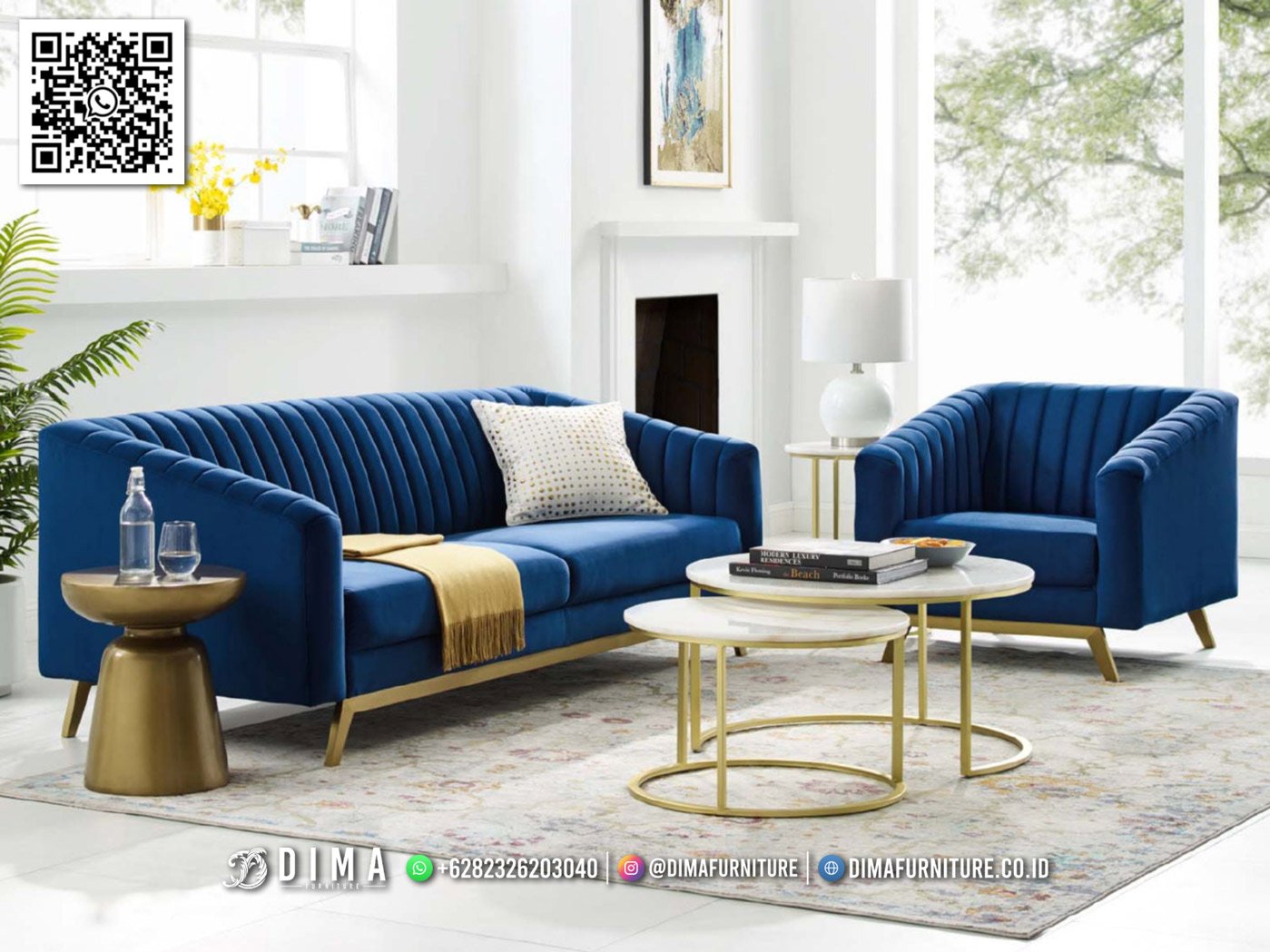 Set Sofa Minimalis Jepara Terbaru Stainless 16TTJ