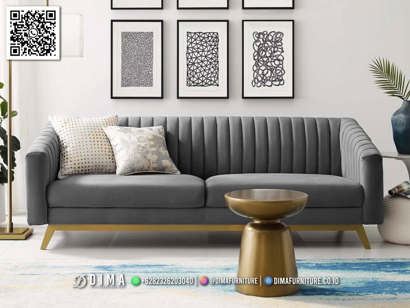 Sofa Minimalis Jepara 16TTJ Sofa Minimalis Jepara 16TTJ