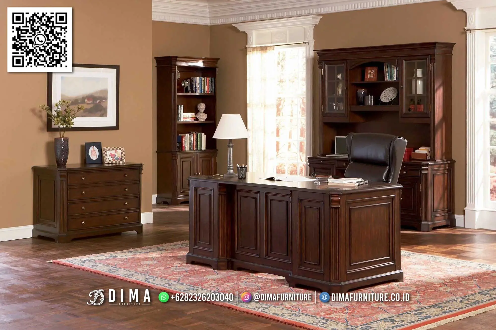 Furniture Kantor Klasik Mewah Dima Royal Office 107TTJ