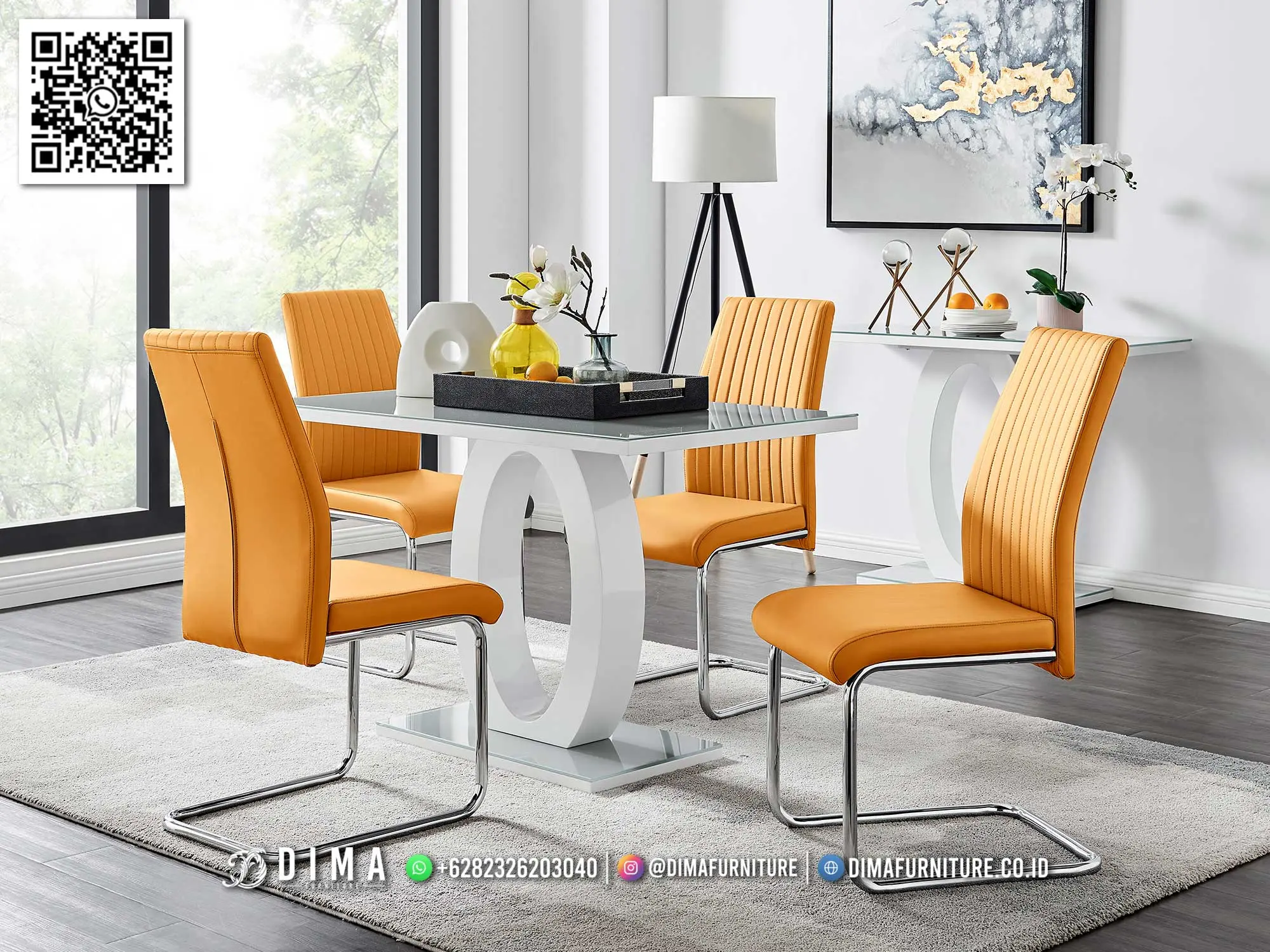 Meja Makan Minimalis Dima Solara – Simple Elegan 155TTJ Meja Makan Minimalis Dima Solara – Simple Elegan 155TTJ