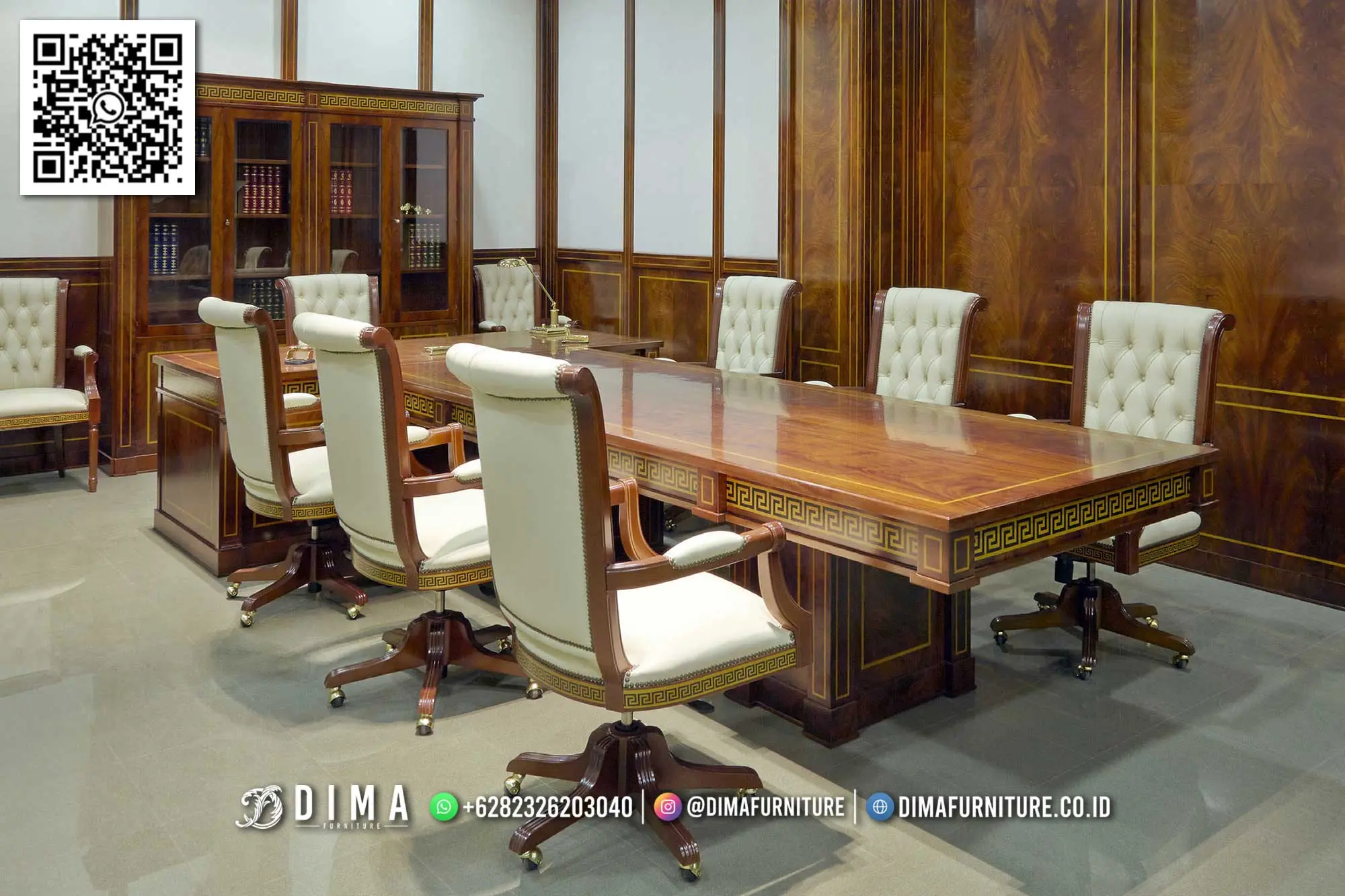 Meja Rapat Kantor Valderon Elegan dan Berkelas 156TTJ