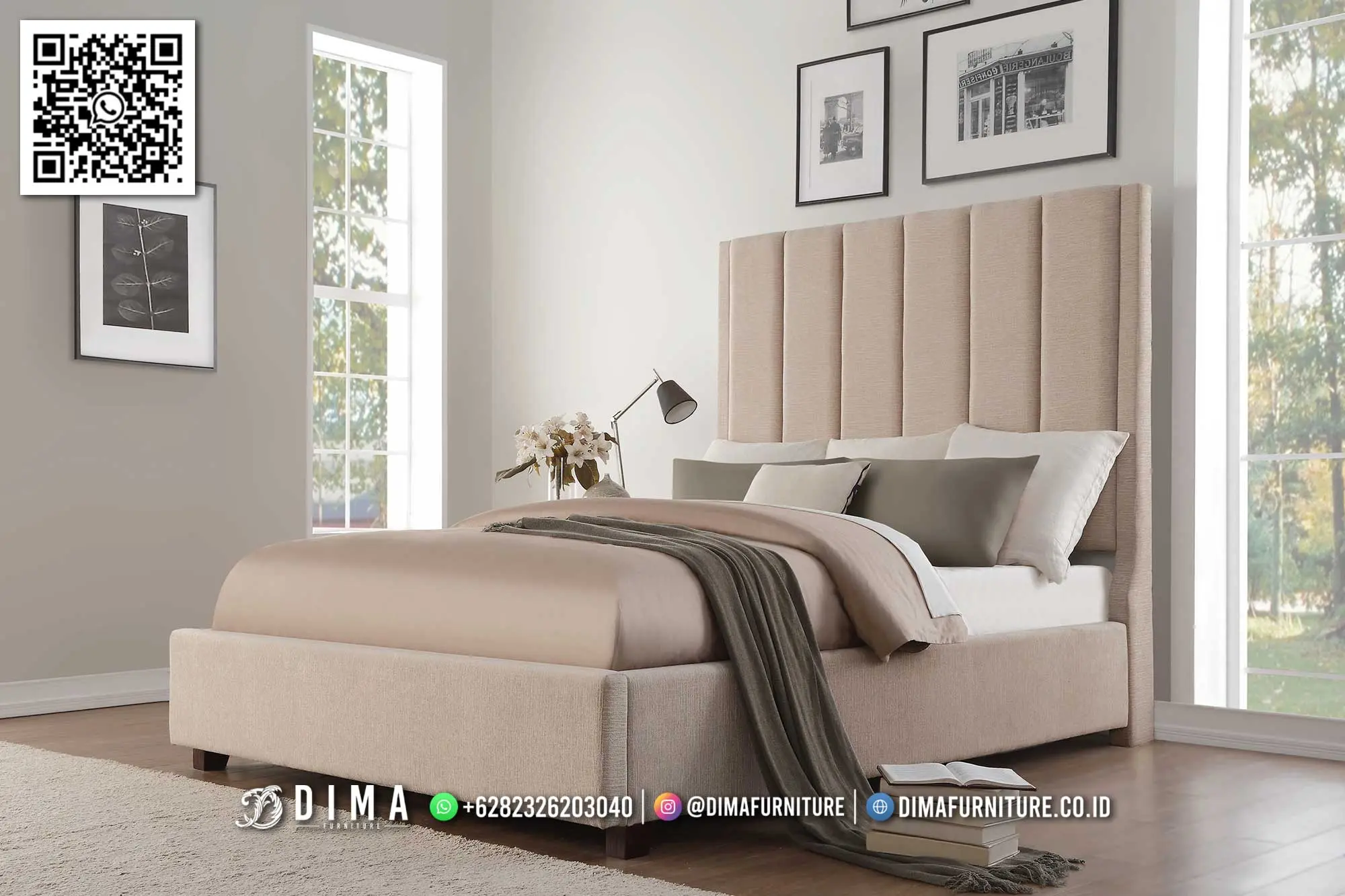 Tempat Tidur Minimalis Modern Desain Nyaman Elegan 164TTJ