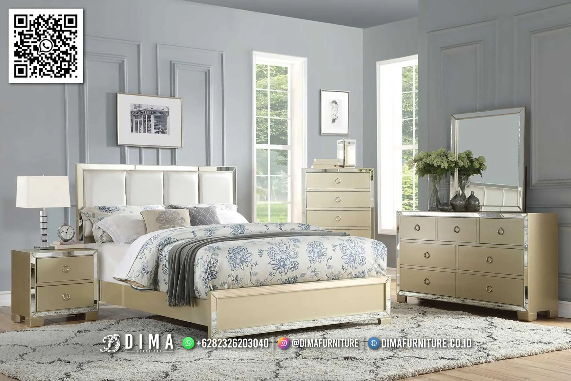 Furniture Kamar Tidur Mason – Modern dan Timeless 175TTJ