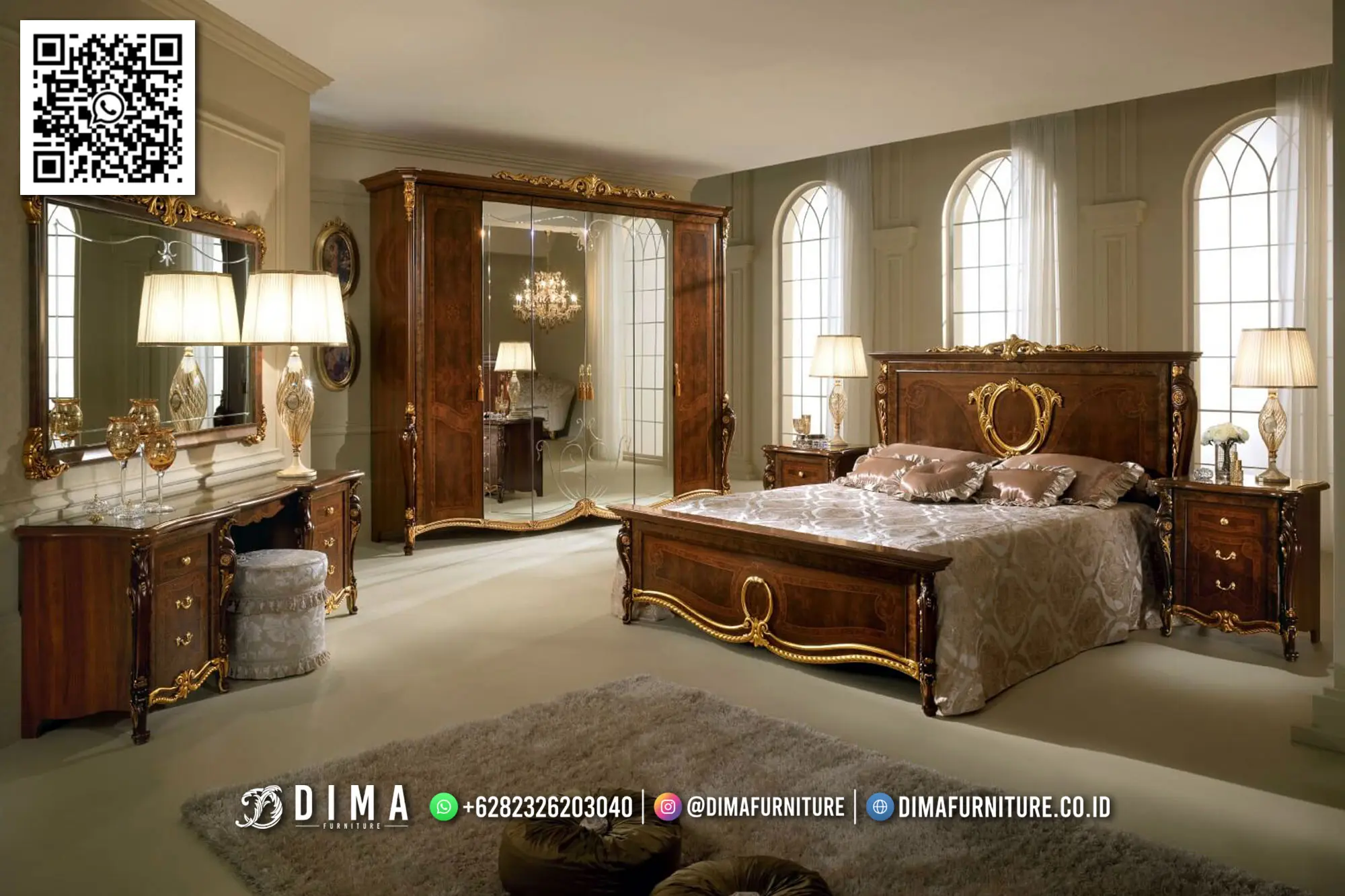 Kamar Tidur Minimalis Daelyn Classic – Premium Jepara 193TTJ