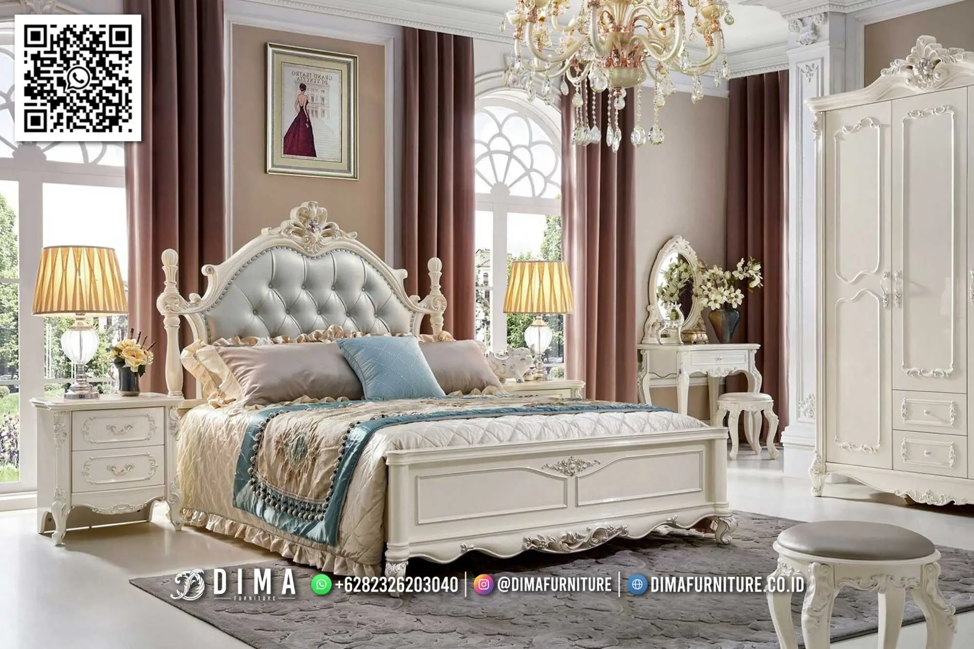 Set Tempat Tidur Baylee – Kesan Mewah dan Berkelas 170TTJ