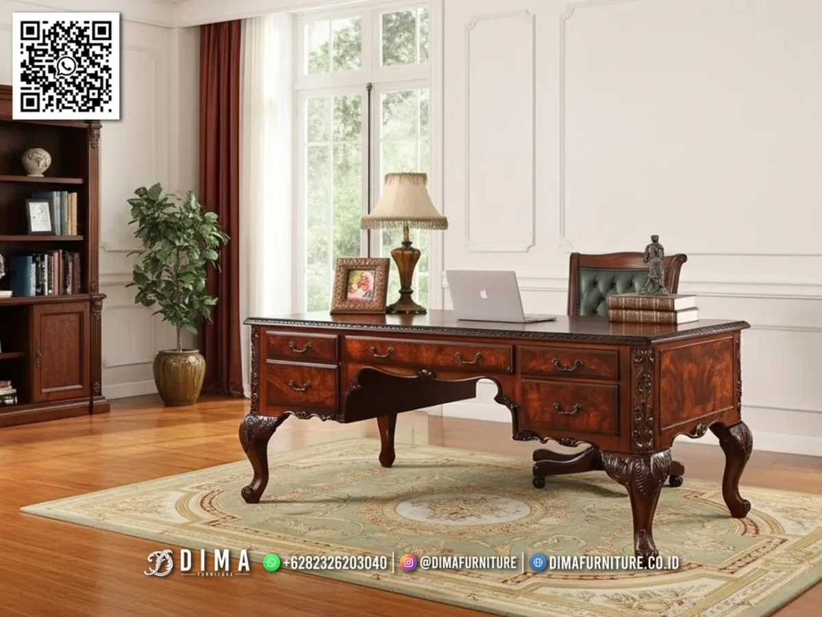 Exclusive Meja Direktur Jati