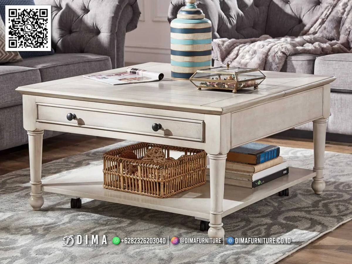 Meja Tamu Klasik Dima Elegan