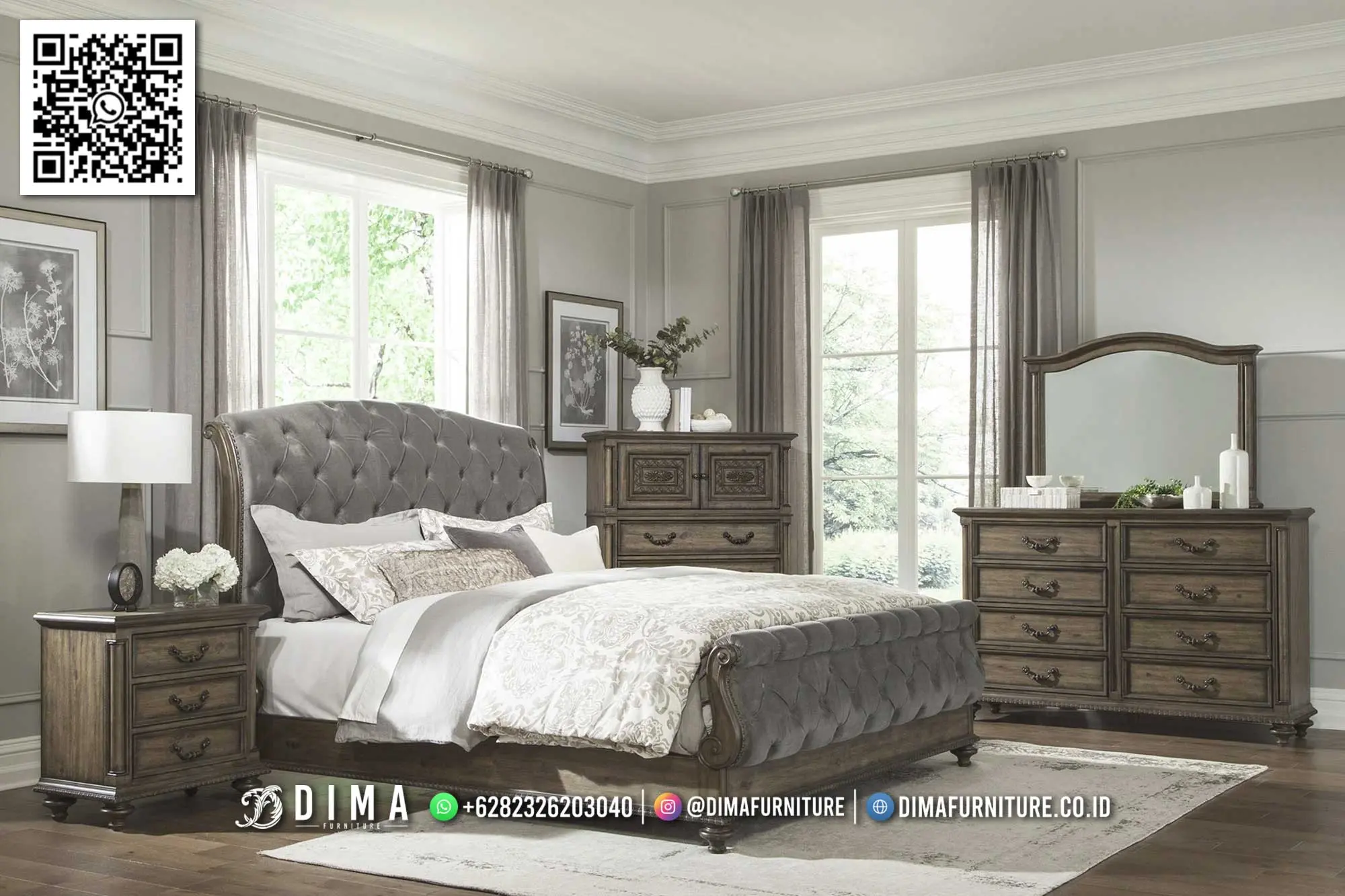 Set Kamar Tidur Minimalis Classic Elegant Isabella 205TTJ