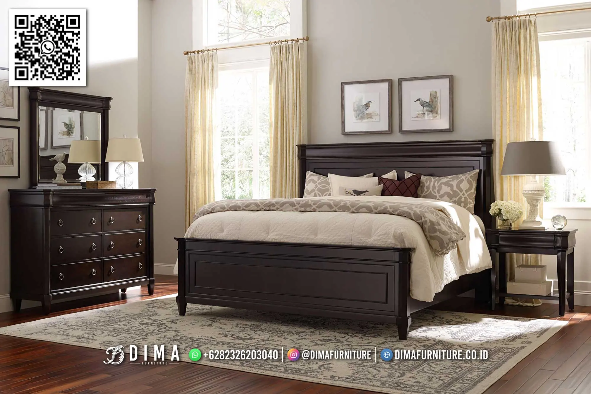 Tempat Tidur Jati Premium Grayson Great Quality 246TTJ