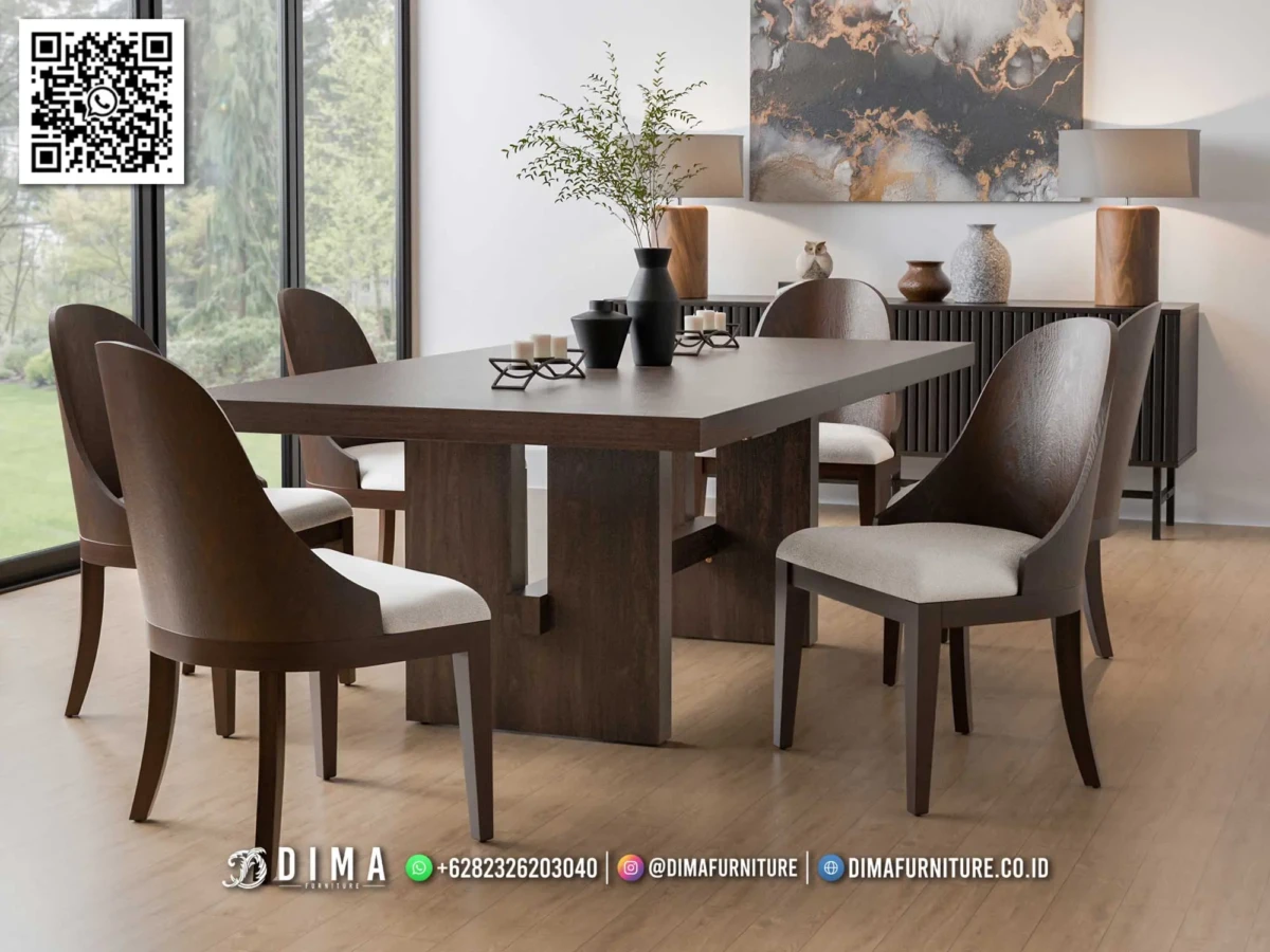 Meja Makan Trembesi Jepara