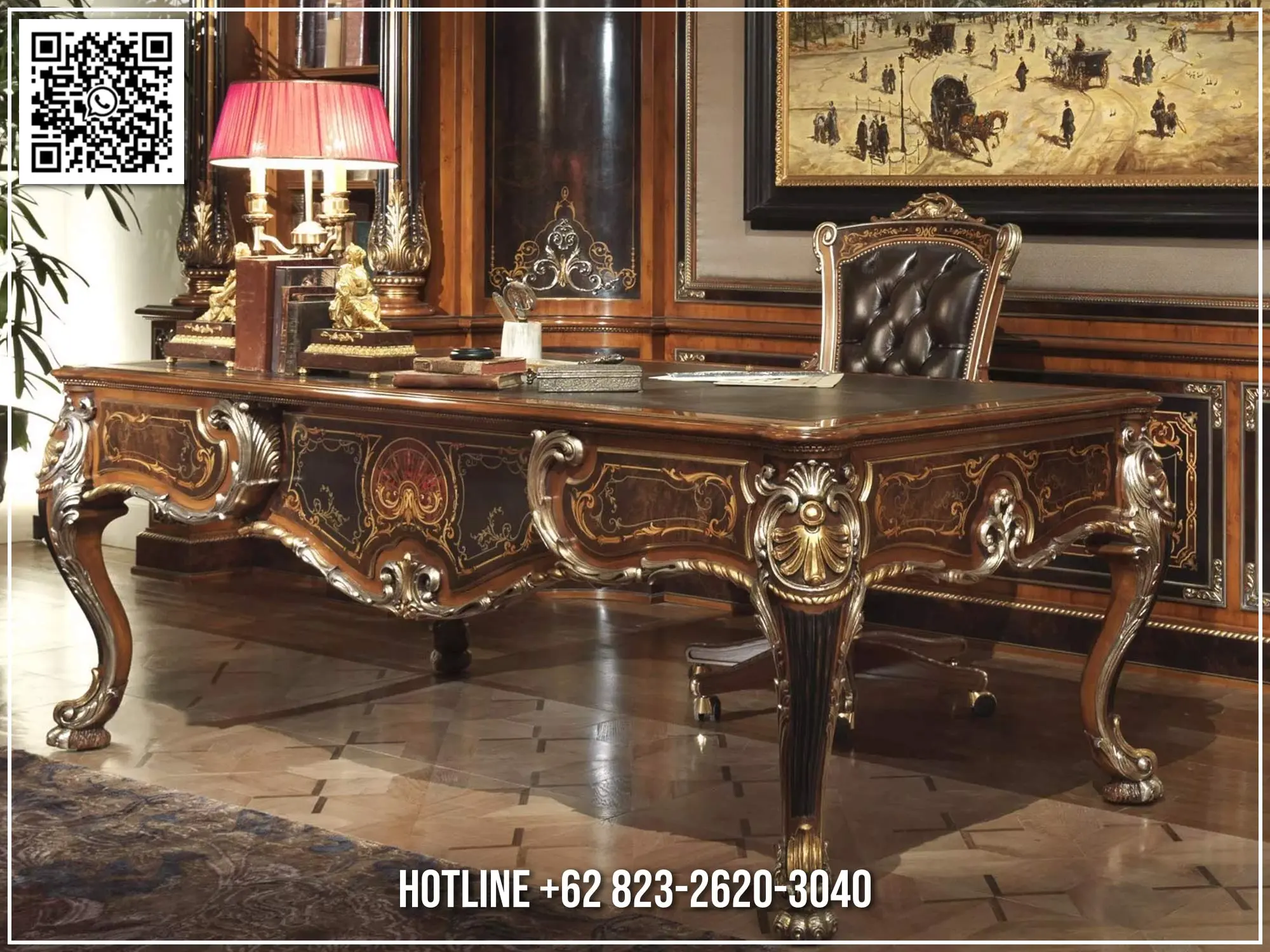 Meja Direktur Lumora Royal Luxury Ikonik 314TTJ