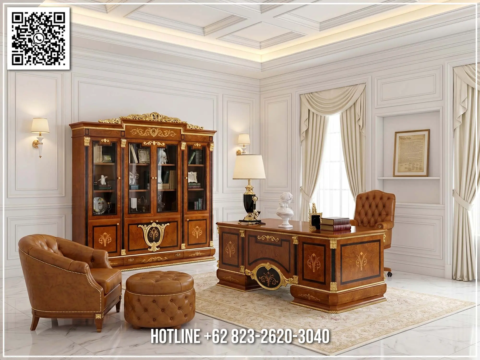 Meja Kantor Eksklusif Grand Palace Odessa 346TTJ