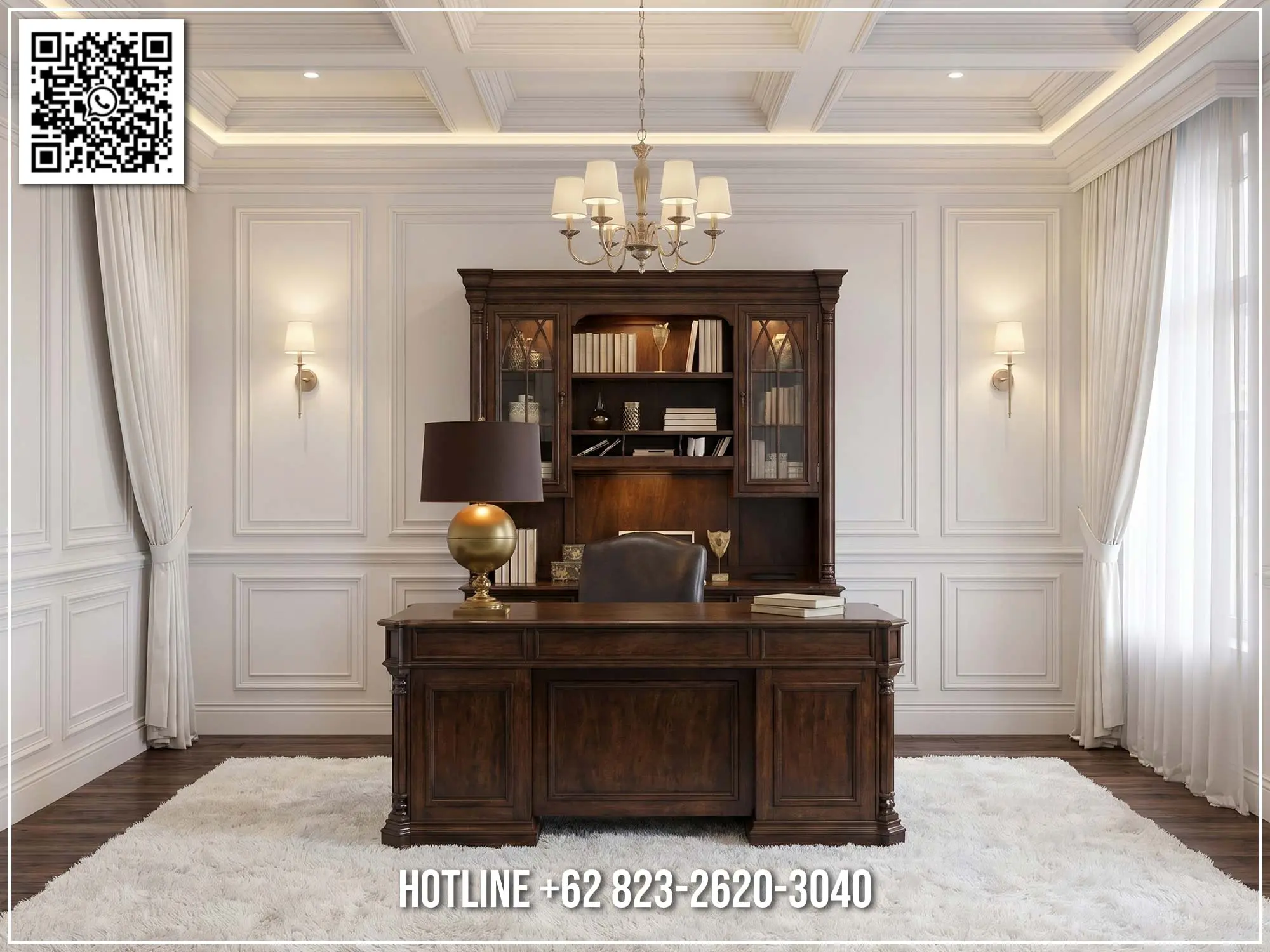 Meja Kantor Executive Luxury Elegant Best Seller 353TTJ