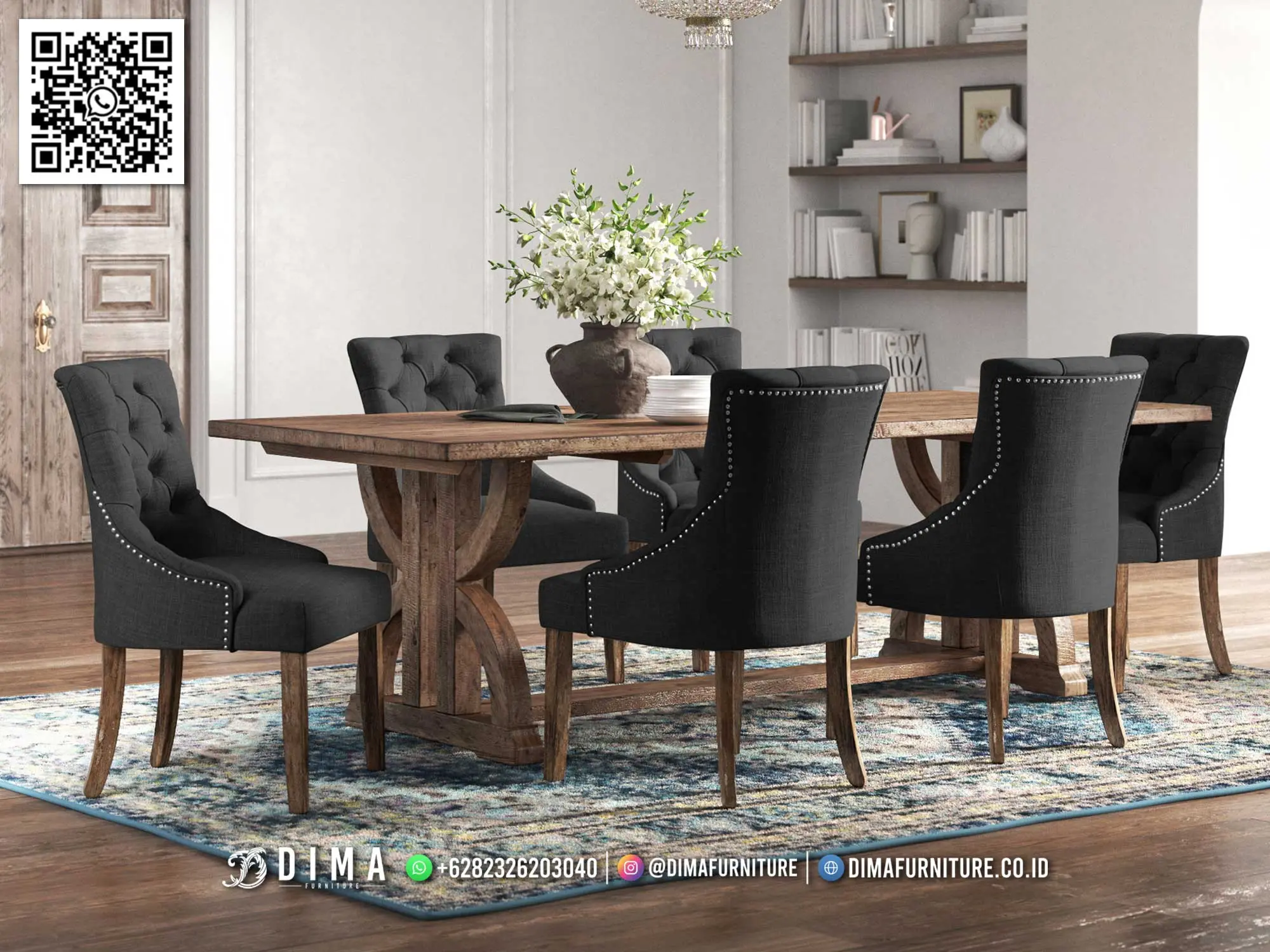 Meja Makan Minimalis Lumina Elegan Dan Premium 330TTJ