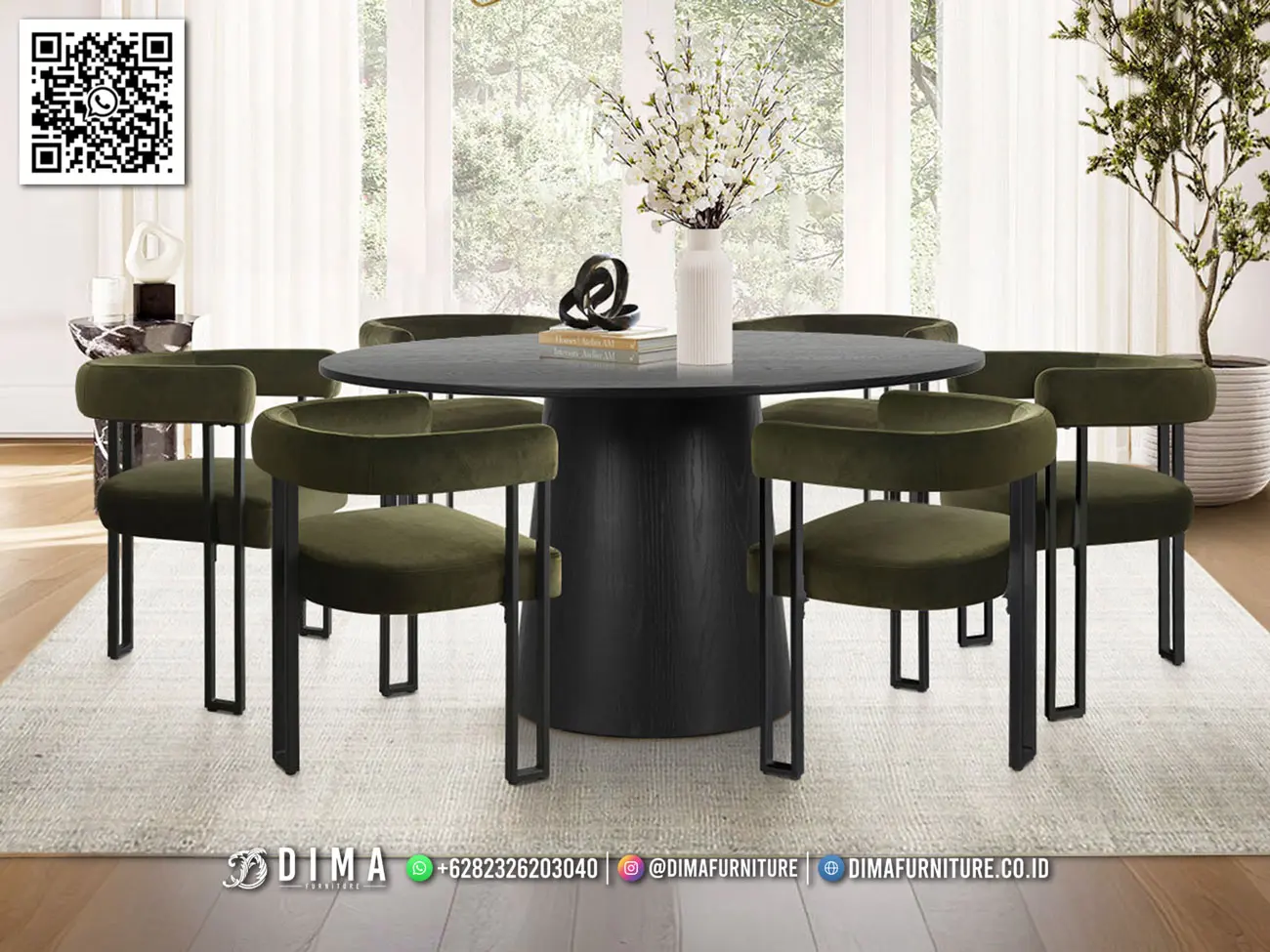 Meja Makan Minimalis Victoria Industrial Furniture 319TTJ