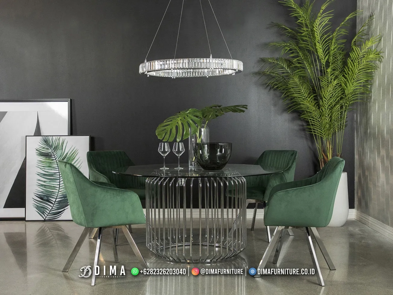 Set Meja Makan Minimalis Modern Best Deal Hari Ini 322TTJ