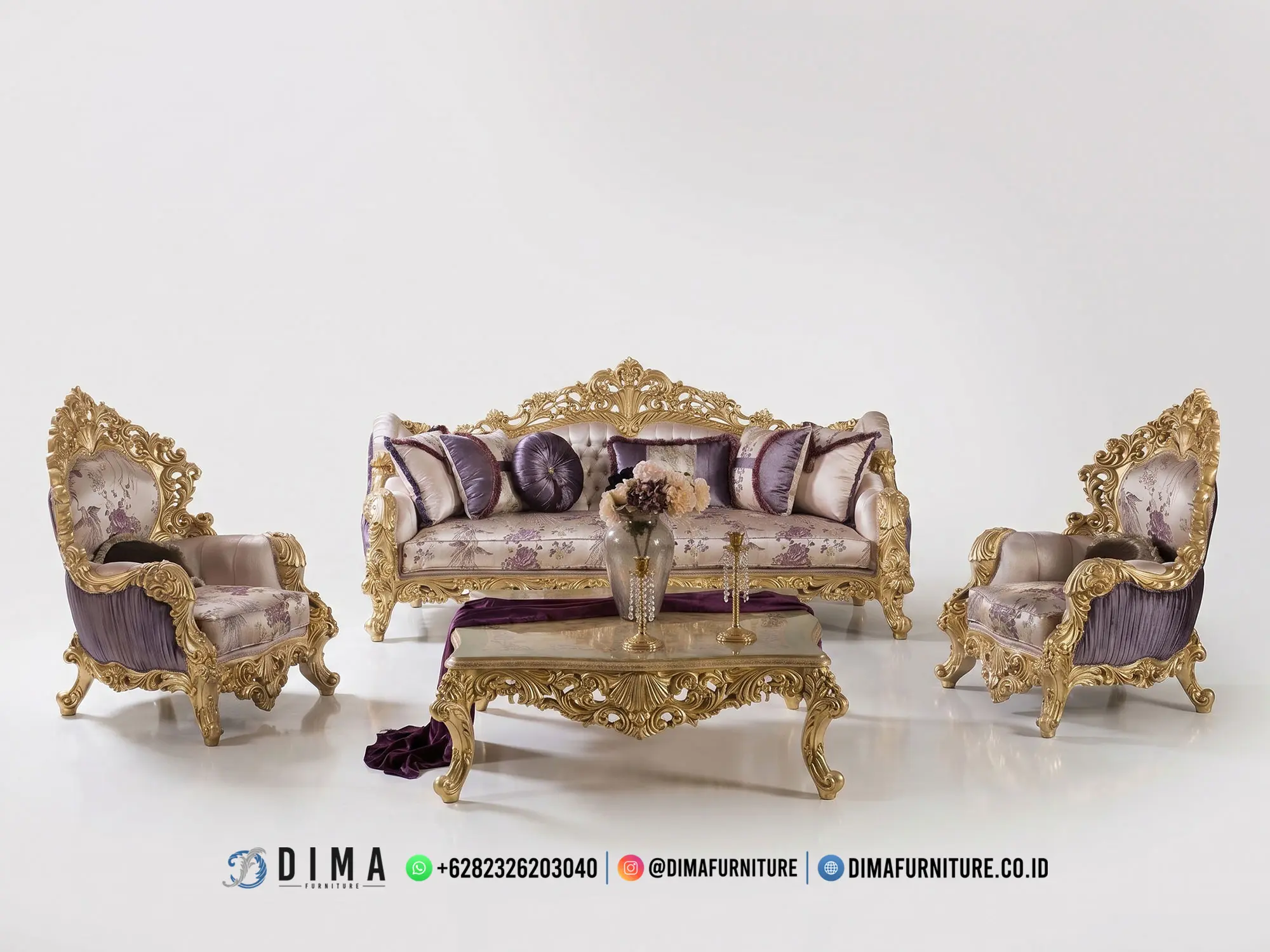 Kursi Sofa Ukir 358TTJ