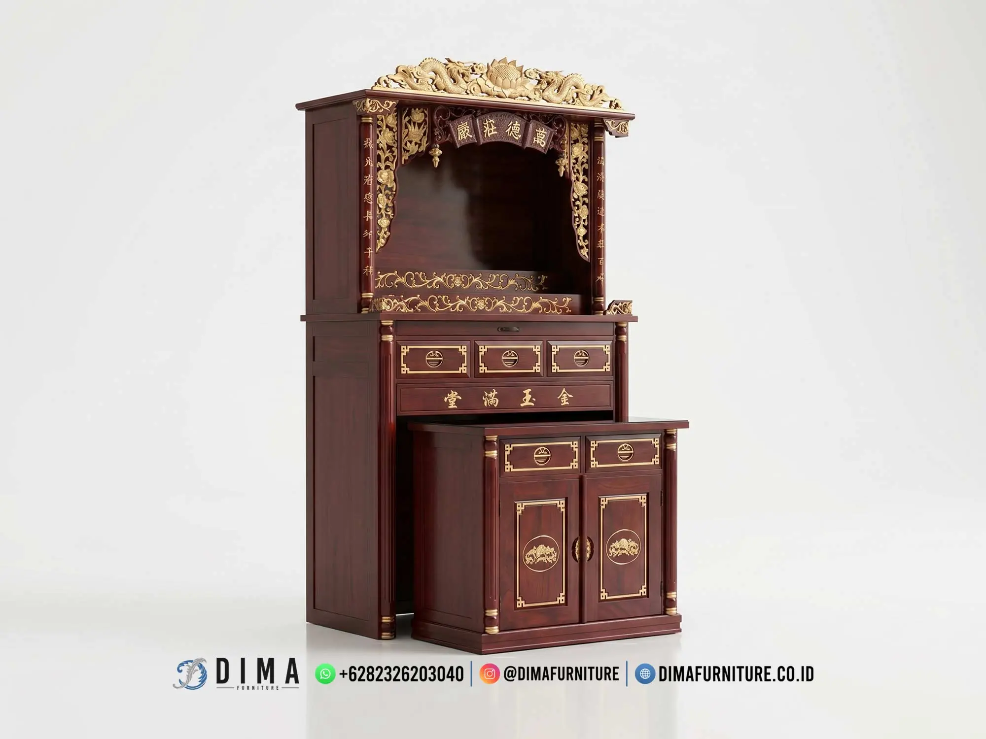 Promo Meja Altar Jati Ukir 356TTJ