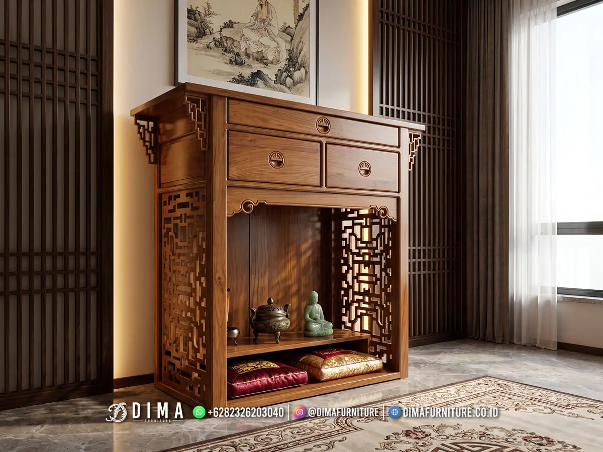 Meja Altar Dewa Jati Jepara Premium 376TTJ Meja Altar Dewa Jati Jepara Premium 376TTJ