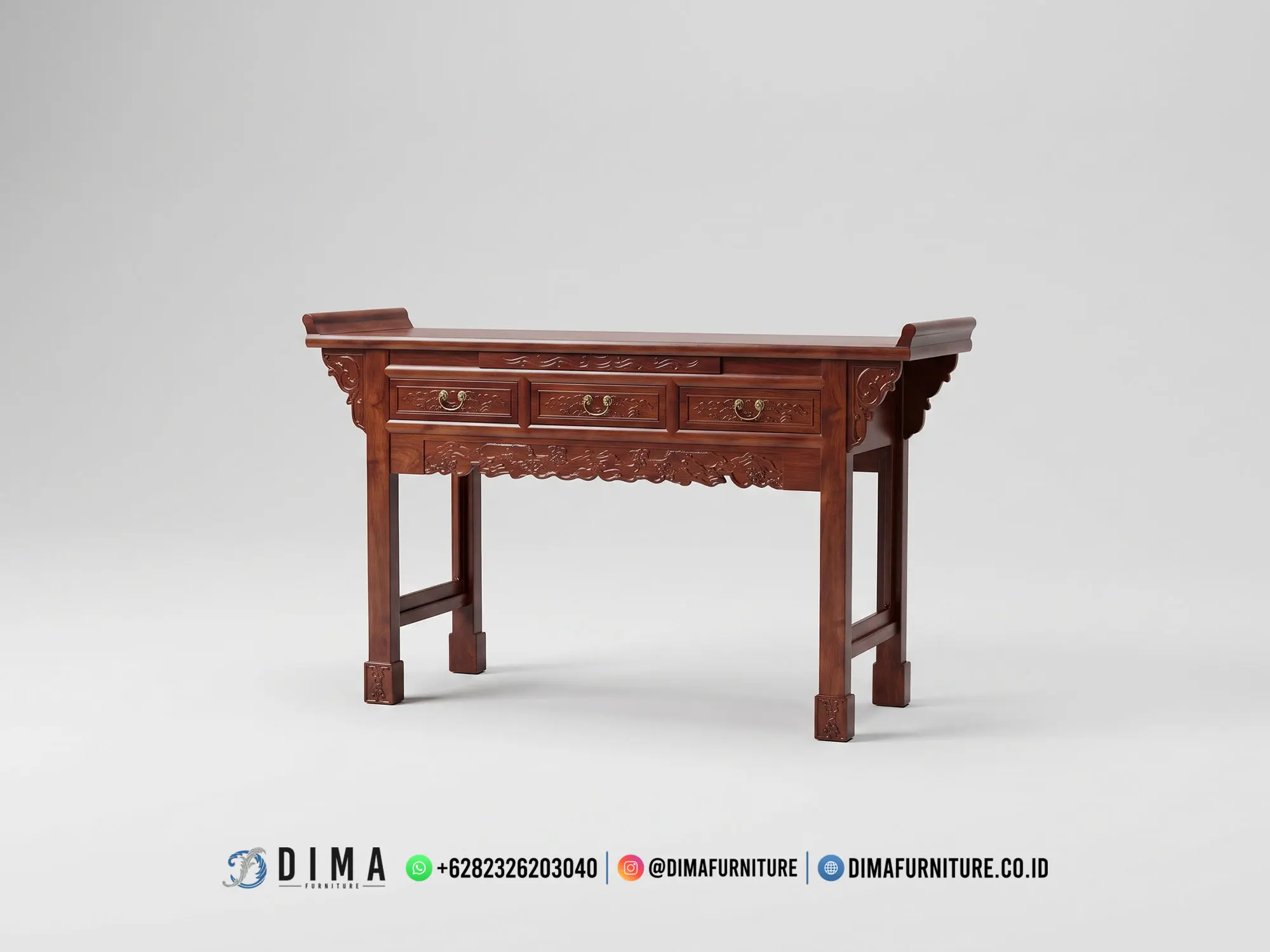 Meja Altar Jati Hongyuan Minimalis Jepara 373TTJ