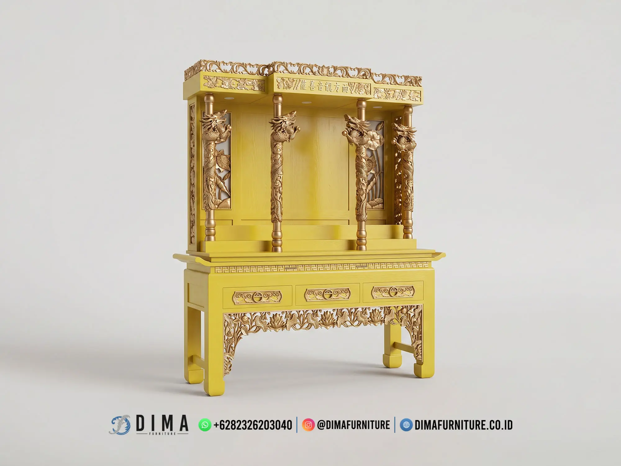 Meja Altar Sembahyang Jati Tianlong Jepara 372TTJ